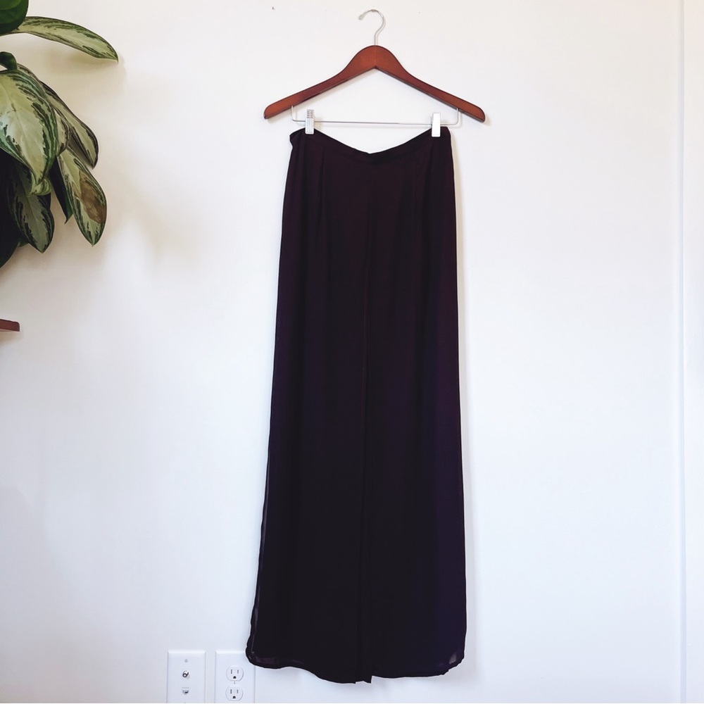 Vintage Lillie Rubin Flowy Brown Pants